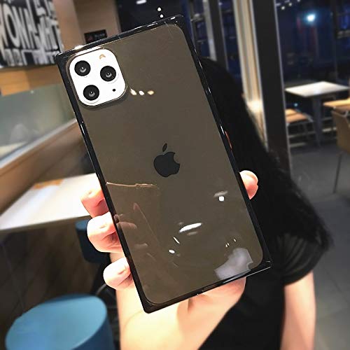 Cocomii Square Clear iPhone 11 Pro Case, Slim Thin Glossy Soft Flexible TPU Silicone Rubber Gel Trunk Box Square Edges Fashion Phone Case Bumper Cover Compatible with Apple iPhone 11 Pro 5.8" (Black) - lifewithPandJ