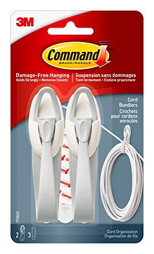 Command Cord Bundlers, Grey, Medium, 2 Bundlers 3 Medium Strips - lifewithPandJ